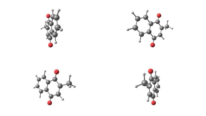 旋转维生素K3分子视频