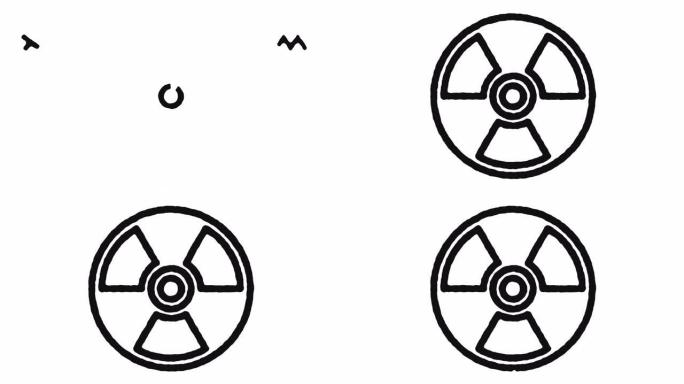 放射性图标动画素材 & 阿尔法频道