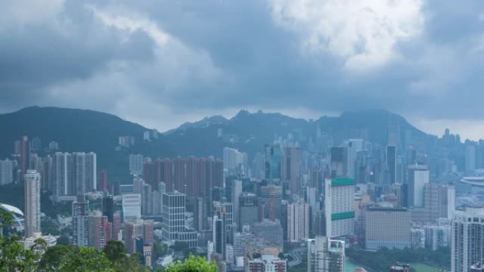 香港城市摩天大楼-现代城市商业区