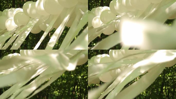 白色婚礼气球