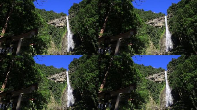 日本和歌山的Nachi fall