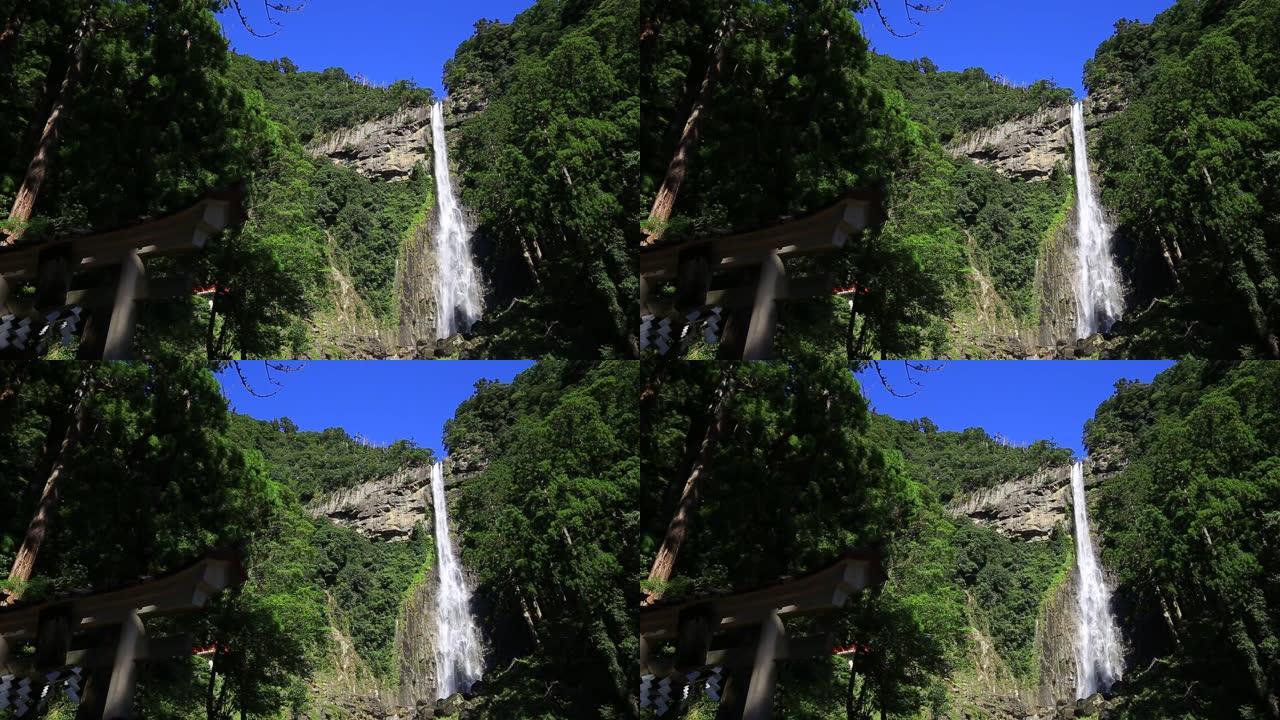 日本和歌山的Nachi fall