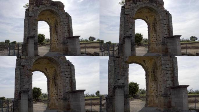 卡帕拉拱门，西班牙埃斯特雷马杜拉的古罗马城市卡帕拉