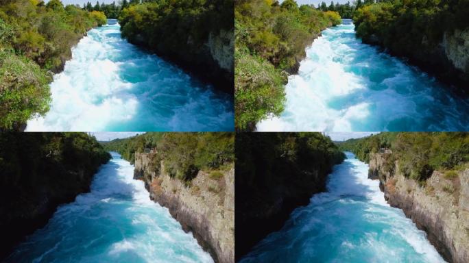 新西兰陶波胡卡瀑布。