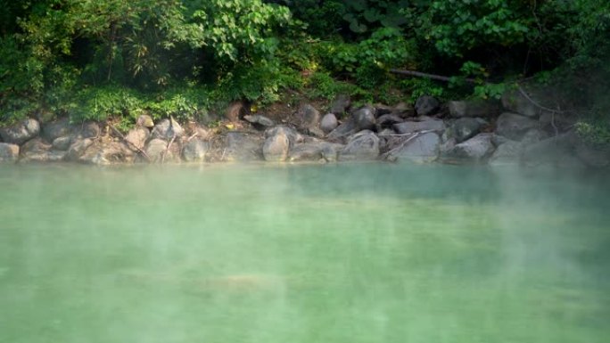 台湾台北北投温泉的热水