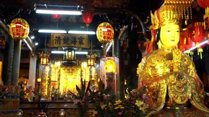 台北市士林寺妈祖神坛4k宽镜头