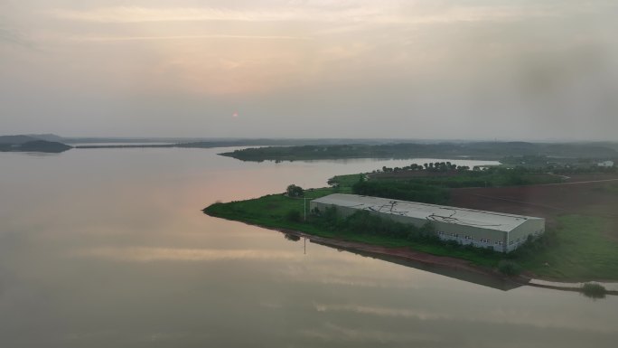 武汉江夏梁子湖李木匠风景航拍4