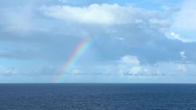 海洋彩虹海平面地平线水平面