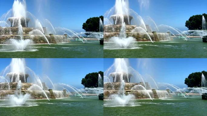 芝加哥的白金汉喷泉