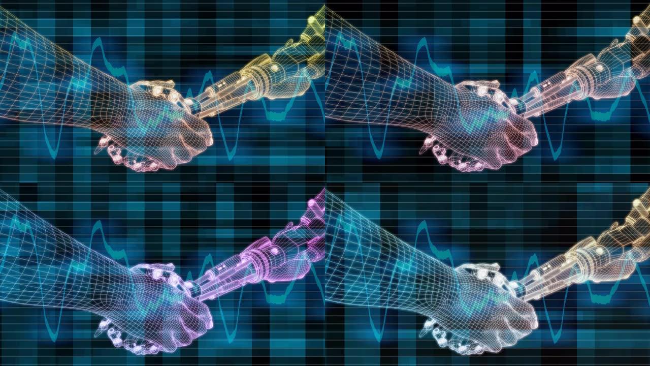 人和机器与人工智能虚拟实体共存