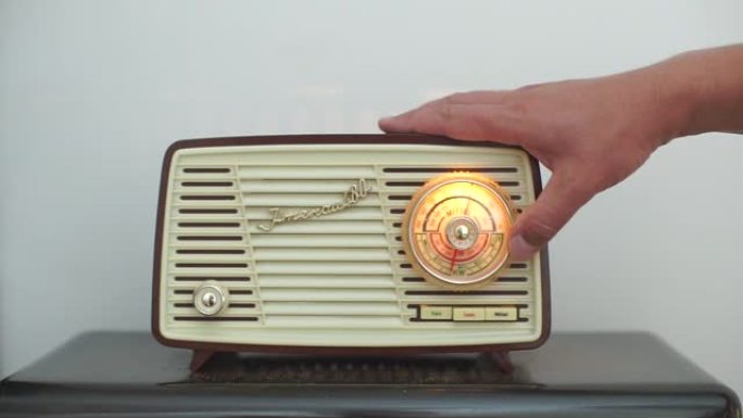 无线电接收器博物馆收音机的稀有副本