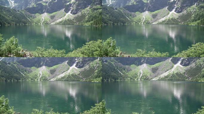 夏季塔特拉山湖。地球上最美丽的五大湖之湖