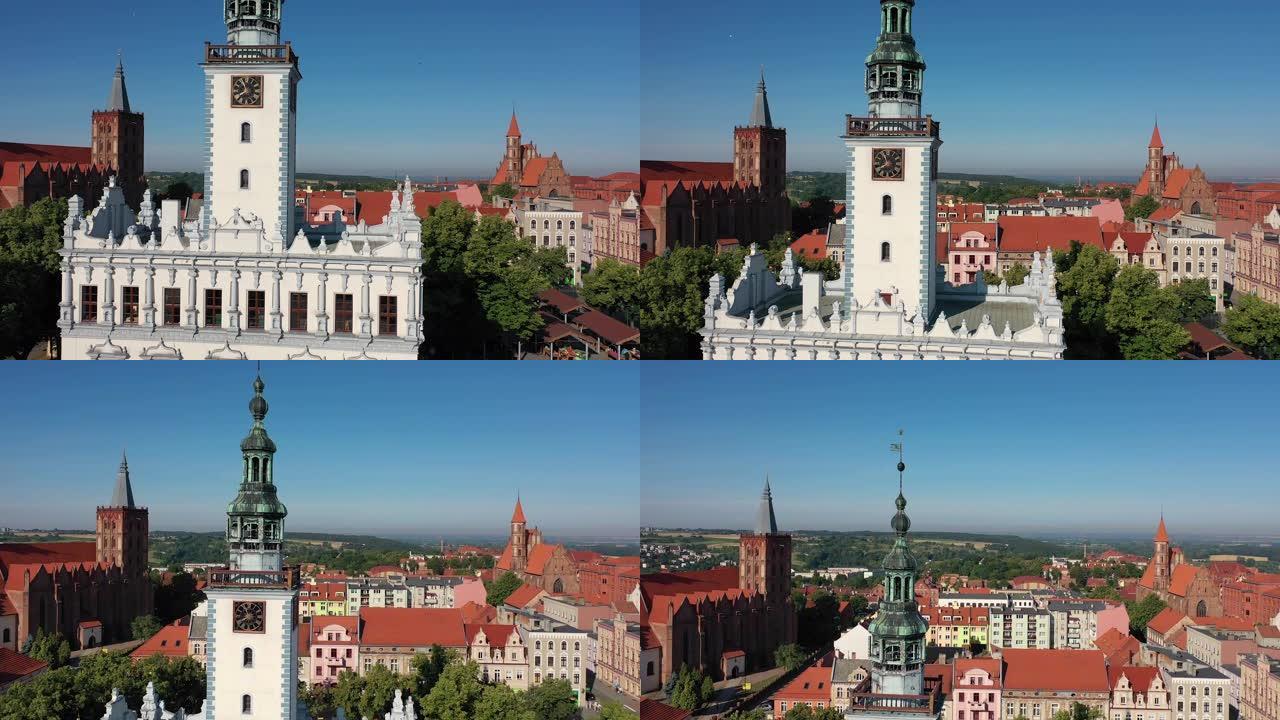 波兰文艺复兴时期市政厅鸟瞰图