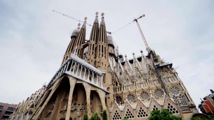 巴塞罗那高迪建筑寺庙Expiatori de la Sagrada Fam lia