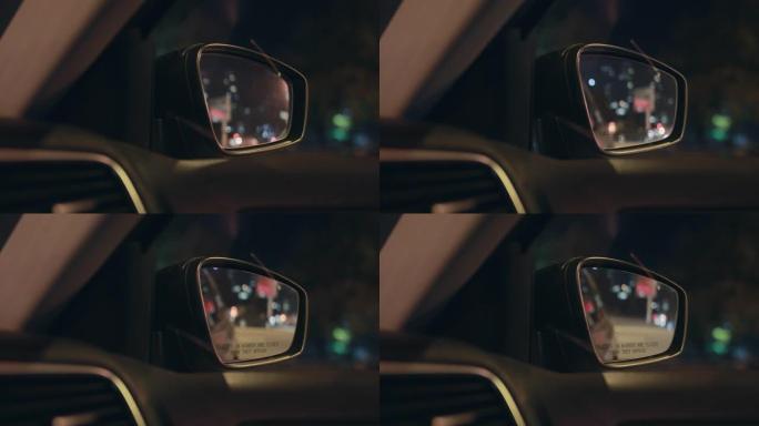 夜间汽车右后视镜的电子调节