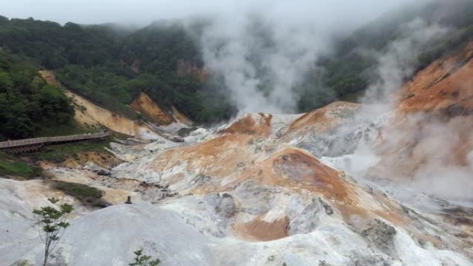 日本登博别的日本自然与地狱谷或地狱谷