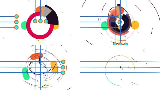 2D平面抽象技术几何视频动画