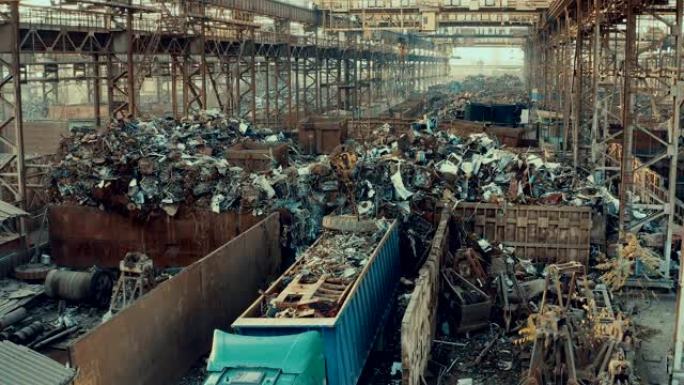 炼钢厂回收用废金属-磁力起重机