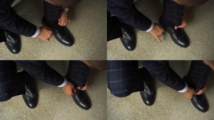 男子系皮鞋鞋带