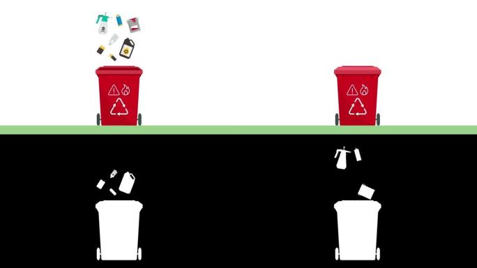 单独的废物收集: 危险废物