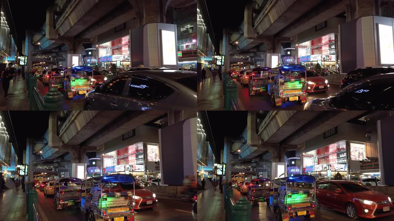 曼谷市区附近的交通拥堵