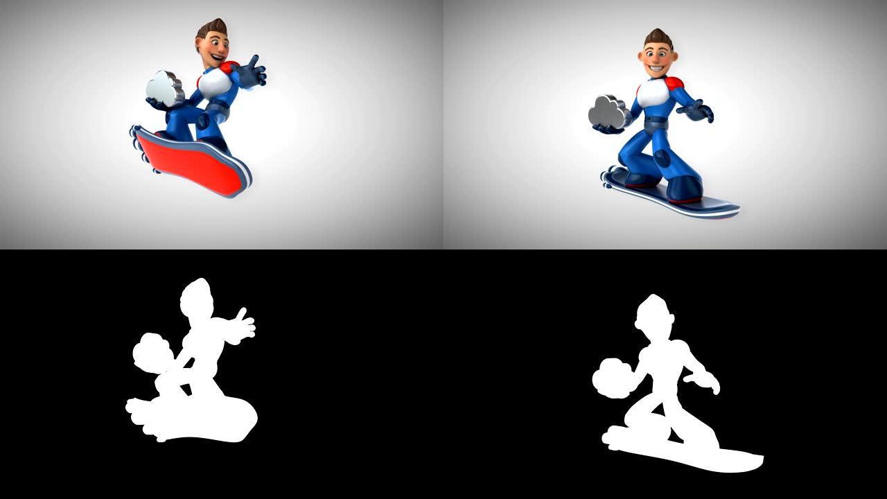 有趣的超级英雄-3D动画