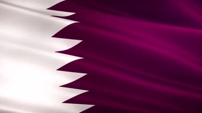 高细节卡塔尔卡塔尔国旗无缝环