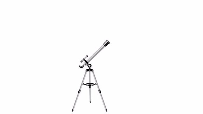 三脚架上的望远镜动画