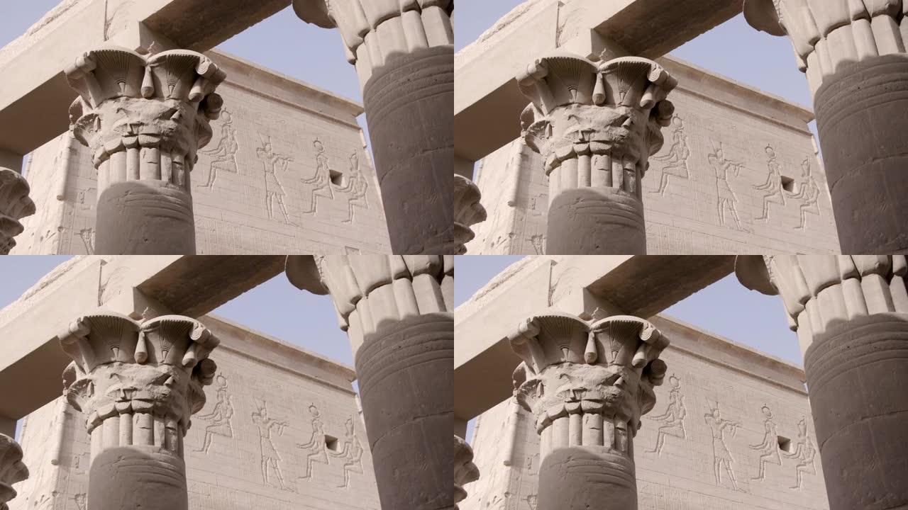 埃及阿斯旺菲莱神庙