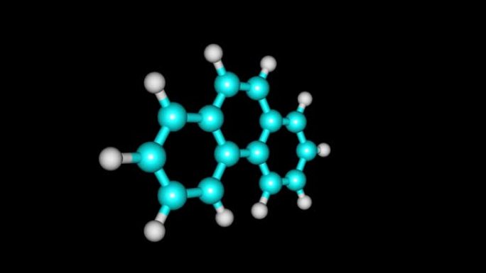 旋转苯三烯分子结构视频