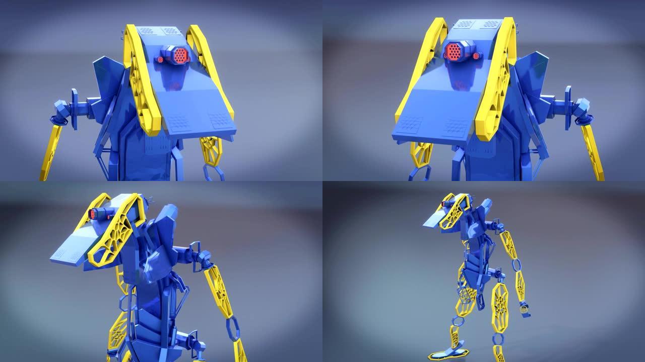 4k机器人-3D生成设计