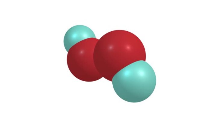 过氧化氢分子旋转视频