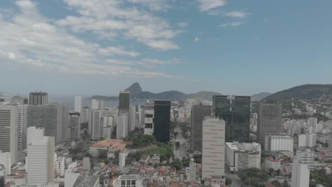 巴西里约热内卢的航拍镜头