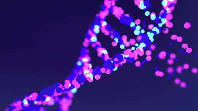 紫色晶体DNA