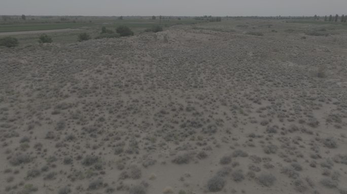 准格尔盆地荒原深处的农地素材（5K）