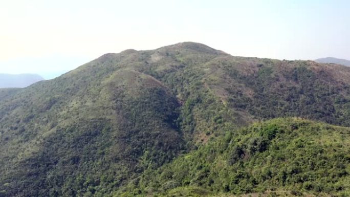 香港西贡大茶锦鲤山景鸟瞰图