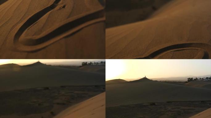 沙丘中的心形
