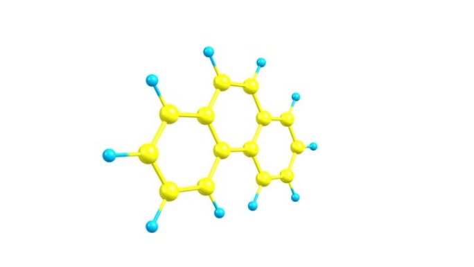 旋转苯三烯分子结构视频