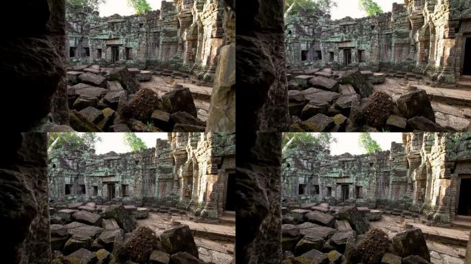 4K，帕阿汗，吴哥窟古代纪念碑遗址。柬埔寨的地标