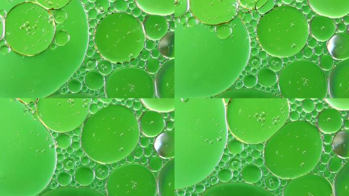 气泡绿色艺术抽象背景