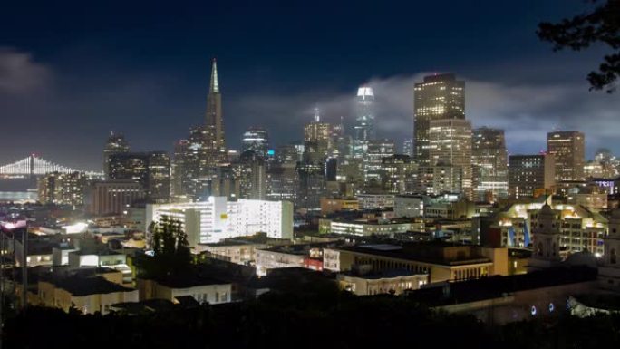 旧金山新市区夜景