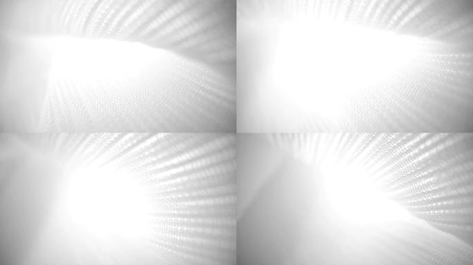 闪亮的网布流动纹理多莉在特写视图宏拍摄。