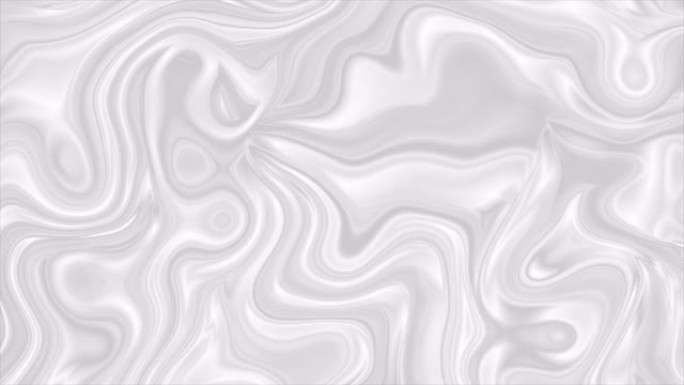 珍珠灰色抽象光泽液体波视频动画