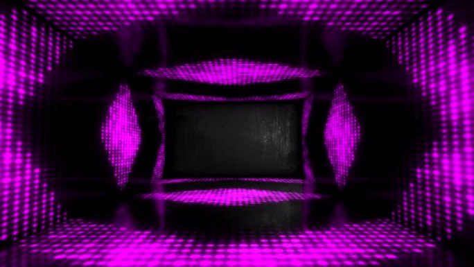 4k发光舞台紫色霓虹灯-可循环股票视频