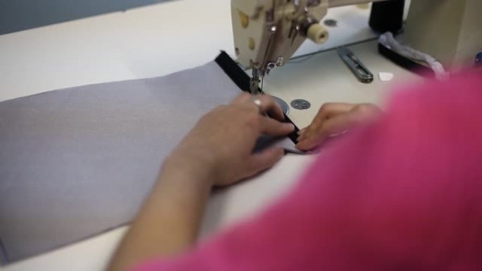 工艺工作缝纫机接缝收割条