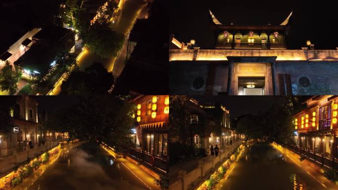 福州古镇水乡夜景2