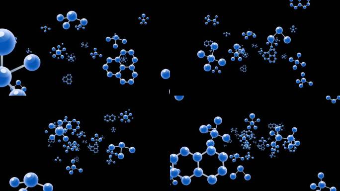 化学分子式转场视频素材02