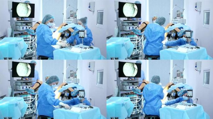 妇产科医生，生殖医生做宫腔镜手术。