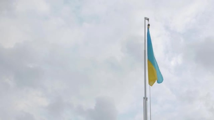 乌克兰国旗云延时