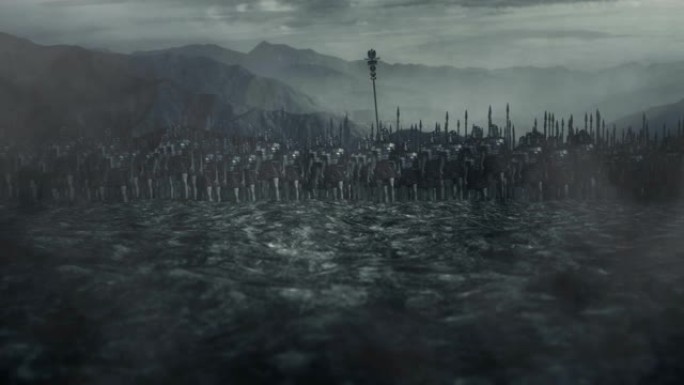 站在战场上的罗马军队